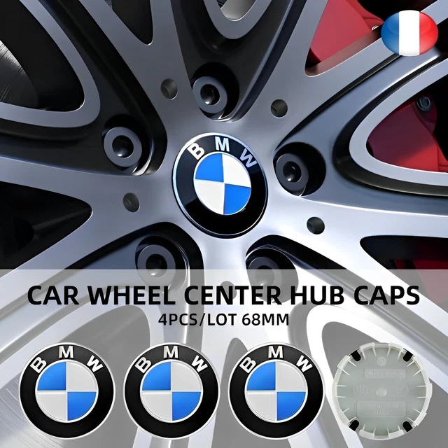 4 Caches moyeu Mercedes jante centre de roue 60mm insigne logo Mercedes bleu eBa