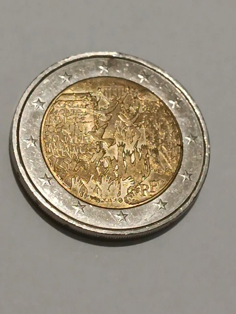 Pièce de 2€ euros commémorative : Chute Du Mur De Berlin, France 2019