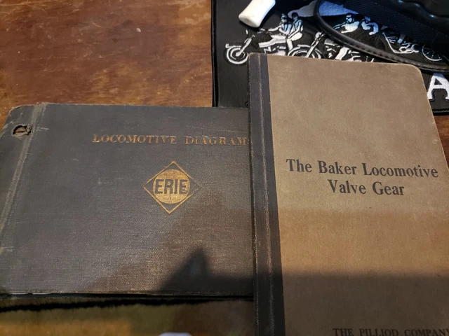 Erie Railroad Diagram Book for Steam Locomotives   Dated 1931 and 1918 RARE