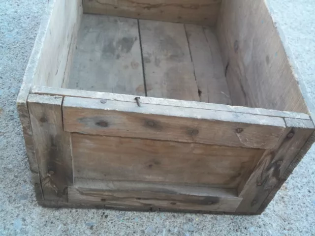 Vintage Atlas Powder Co Wilmington Deleware USA Giant Gelatin Hunting Wood Box 3