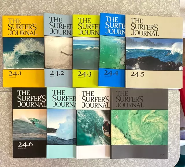 9x The Surfers Journal Magazine Lot Complete Vol 24 + 3 Vol 25 Issues 2015 2016