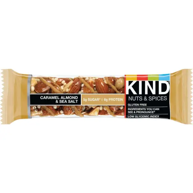 Kind Caramel, Almond, & Sea Salt 1.4 Oz. Nutrition Bar 116398 Pack of 12 Kind
