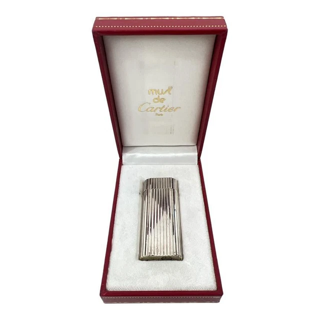 Accendino Cartier 6 cm Argento + Custodia