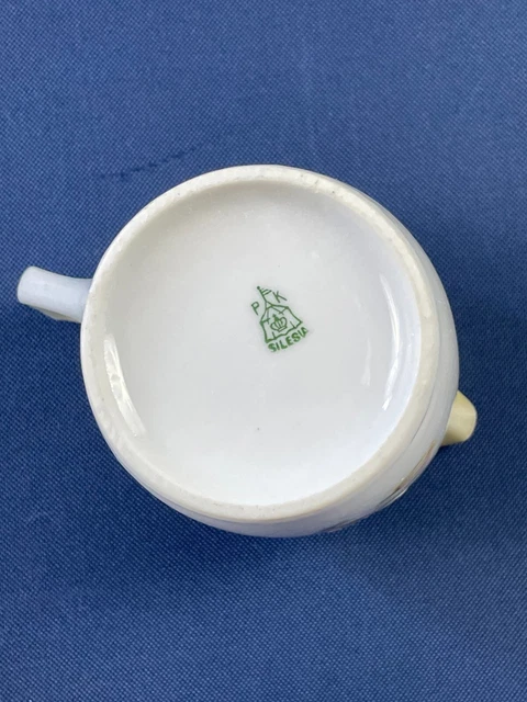Antique P K Silesia porcelain creamer / cream pitcher c.1886-1914 Germany 3