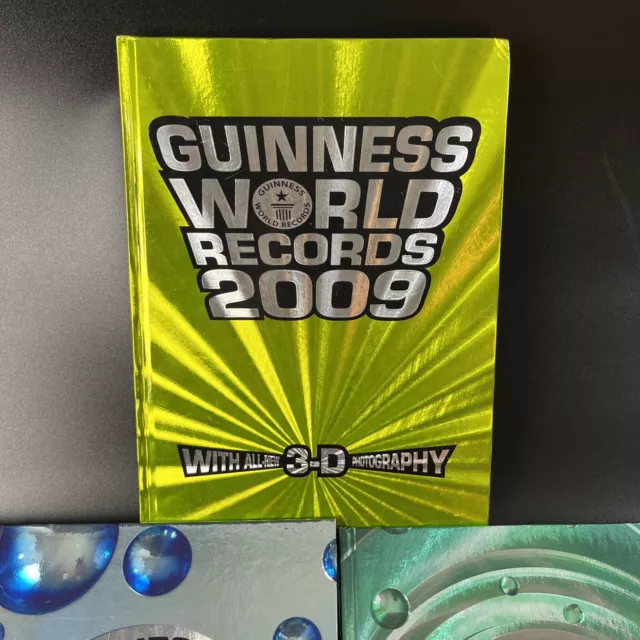 Lot of 9 Guinness Book World Records Hardcover Books 2009-2018 (Missing 2010) 2