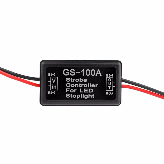 2 pz controller strobo flash modulo flash luce freno LED