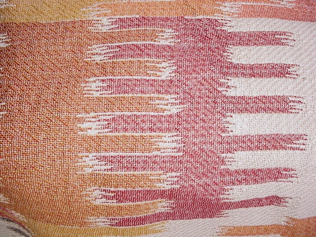 10-3/8Y Kravet Lee Jofa Copper Gold Ikat Jacquard Tapestry Upholstery Fabric 3