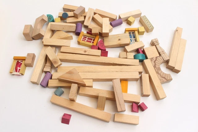 Bausteine Holzbausteine Bauklötze Holzklötze Stein Holz Spielzeug