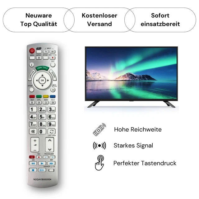 Telecomando Sostitutivo Panasonic Viera | N2QAYB000504 | 3D Smart TV