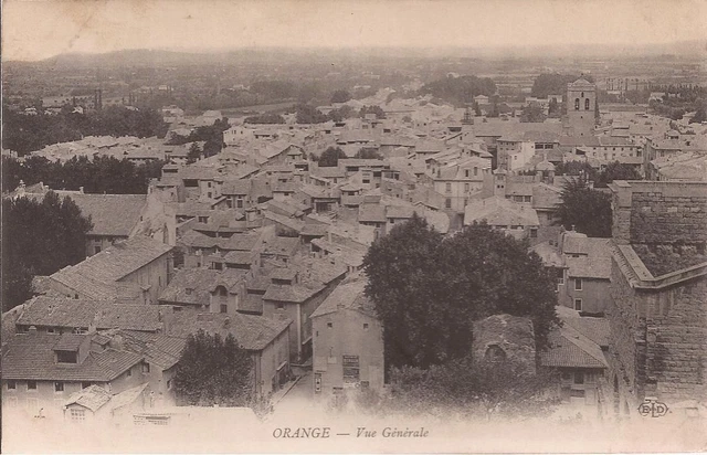 Cpa Orange. Vaucluse. Vue Generale De La Ville.... Ecrite.1915 .Be