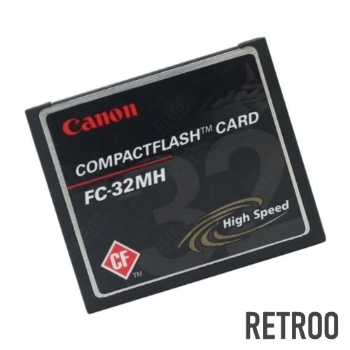 CANON COMPACTFLASH 32MB CF High Speed Type I Memory Card Digital Camera