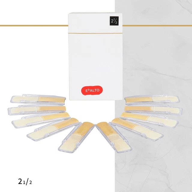 Kit de saxophone alto pour débutants anches Eb anche surface lisse