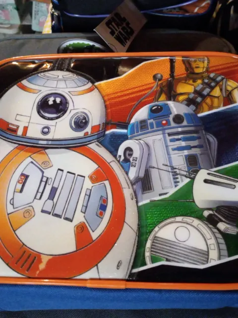 Star Wars Lunch Bag box Zipper Closure BPA Free Boy School Children Kids Disney