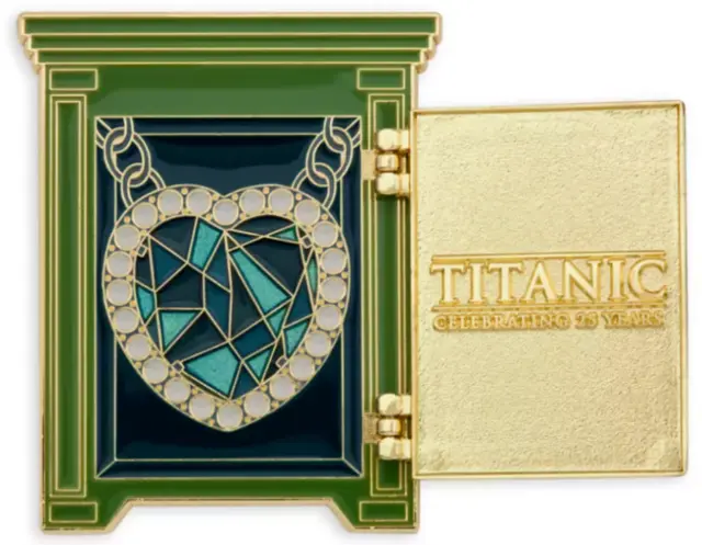 Disney Titanic 25th Anniversary Heart of the Ocean / Safe pin