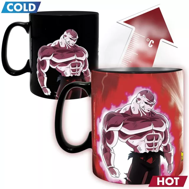 OFFICIAL DRAGONBALL SUPER GOKU vs JIREN HEAT CHANGING MAGIC COFFEE MUG CUP NEW 2