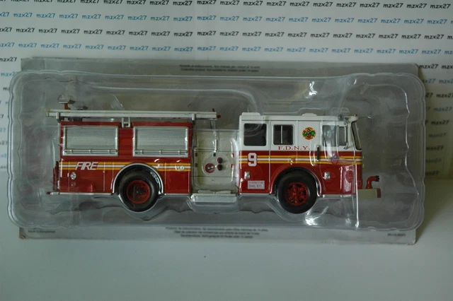 Lotto Di 2 Autopompe 1/43 In Metallo - Magirus Deutz + Ford F798 T - Per Collezionisti