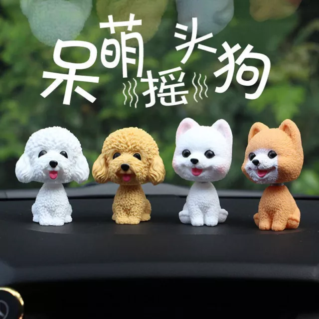 Car Styling Cute Doll Shaking Head Nodding Dog For Decoration Ornament