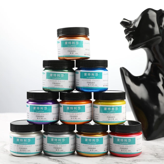 Paint Metallic acrylic paint Statuary Coloring hand painted graffiti Pigments