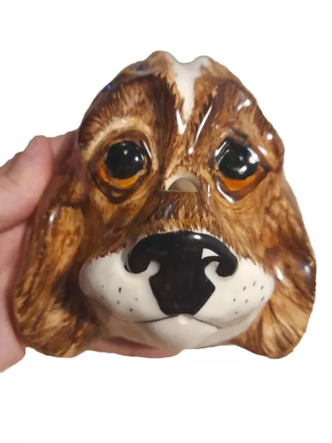 Vintage Babbacombe Pottery Hand Painted Phillip Laureston Dog String Holder