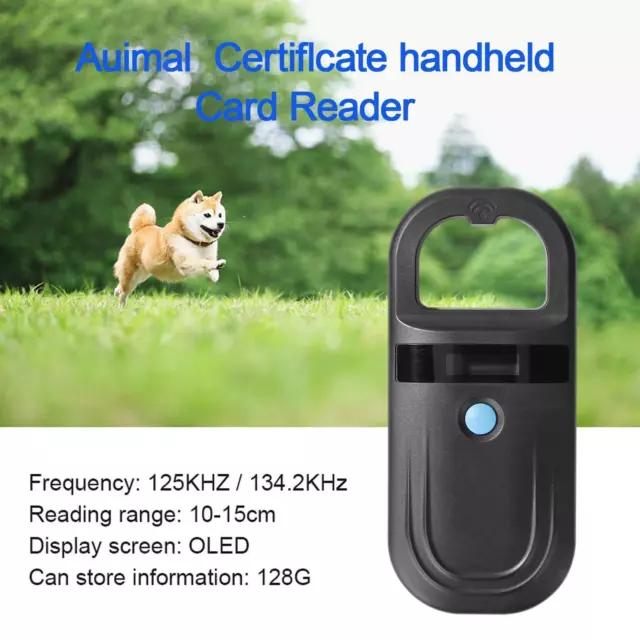 Handheld Pet Scanner RFID Pet ID Reader Pet ID Microchip Scanner for