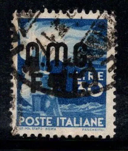 Trieste A 1947-48 Sass. 15 Usato 100% 30 lire, Serie Democratica