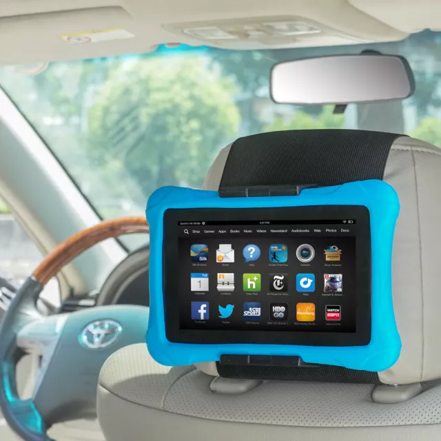 Car Headrest Mount Universal Holder for Tablets iPad Mini Air & Phones & Switch