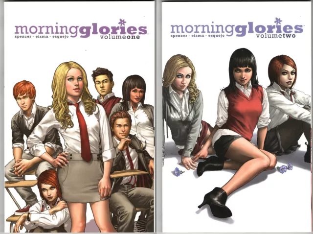 Morning Glories TPB Vol 1 & 2 Spencer NM- Softcover Image Comics GN SC Volume TP