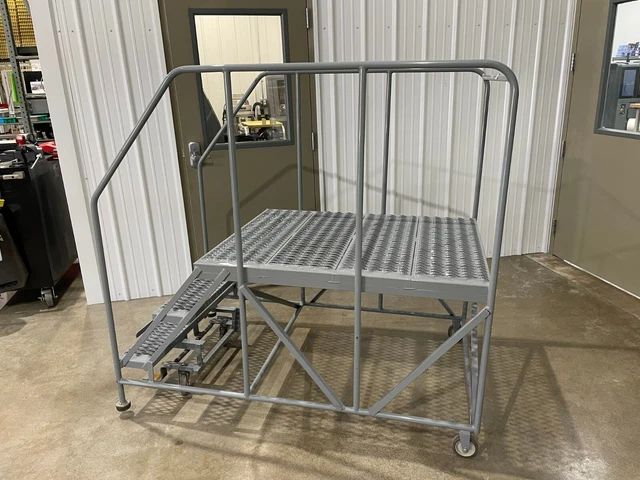 Cotterman 3 Step 48" x 36" rolling work platform