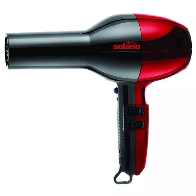 Solano Vero Rosso Infrared Ceramic Professional Lightweight Hair Blow Dryer