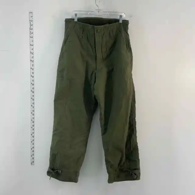 VTG Alamo MFG Green Military Lined Army Pants Men's Size 31-34