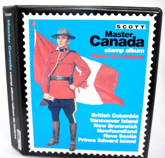 Scott Master Canada Stamp Album 2-Post Binder  11.5" x 10 x 2" NOS No Pages