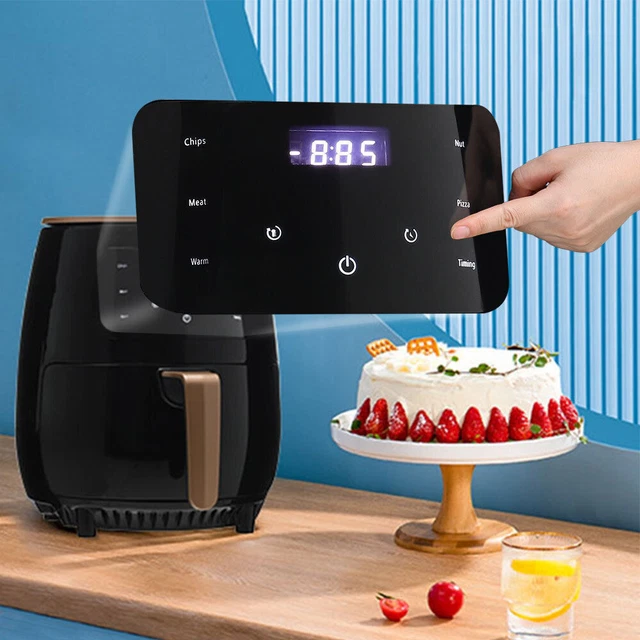 DIGITAL AIR FRYER 6L Cooker Oven Low Fat Healthy 2400W Oil Free Food