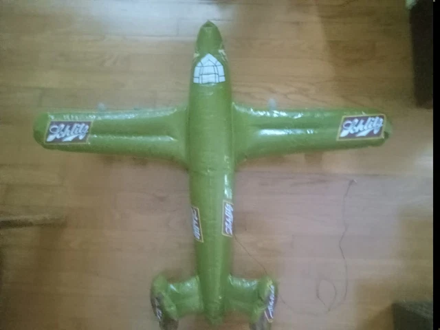 Schlitz Beer WWII Commemorative   Inflatable B24 Bomber Plane Circa 1995