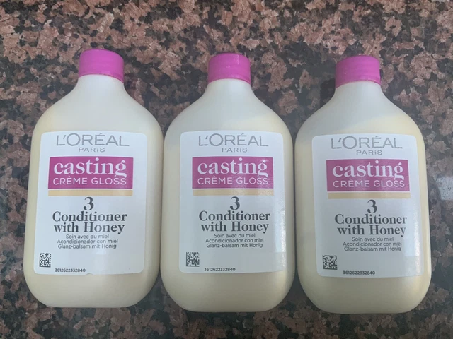 LOREAL CASTING CREME gloss conditioner with Honey. 3 X60ml £8.00 ...