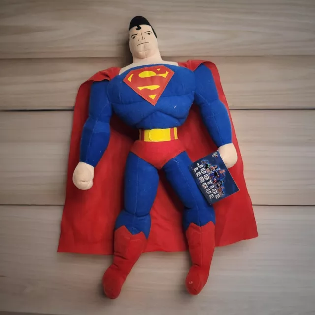 Superman DC Justice League Toy Factory New With Tag 17" Plush Soft Toy Figure