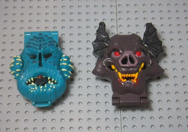 MIGHTY MAX HORROR heads Skull Warrior, Lava Beast, Nightwing, Lockjaw EUR 25,00 - FR