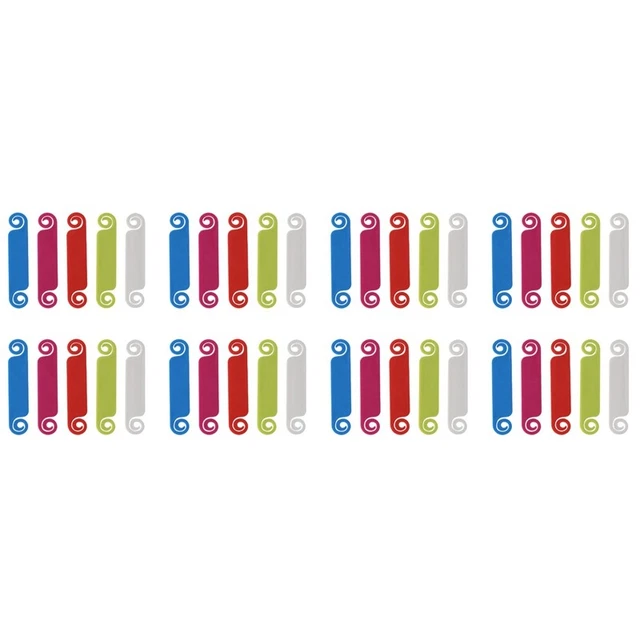 30 Étiquettes De Clés FineGood Avec 8 Étiquettes Windows - PVC Coloré - Pour Organisation