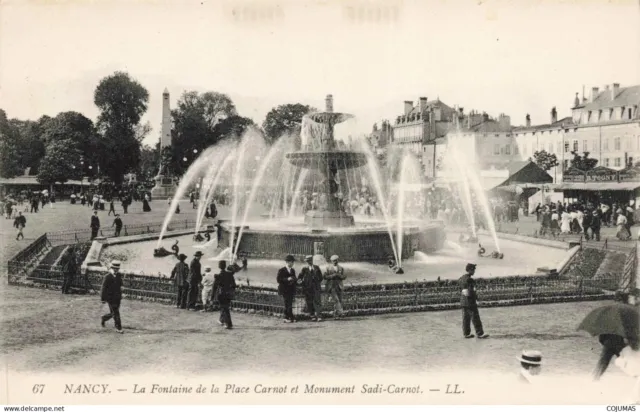 54 NANCY _S19601_ La Fontaine de la Place Carnot et Monument Sadi Carnot