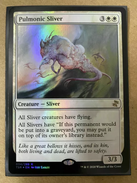 1x FOIL PULMONIC SLIVER - Time Spiral remastered - MTG - NM Magic the Gathering