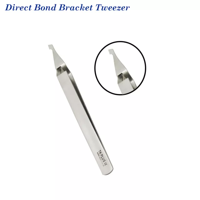 Dental Orthodontics Tweezers Direct Bond Bracket Holder, Dentistry Ortho Care Ce