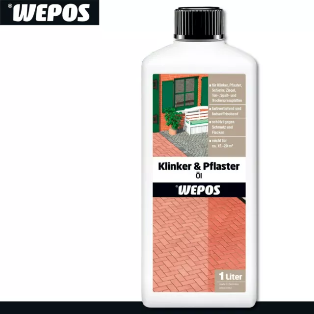 Wepos 1 l clinker e olio per cerotti