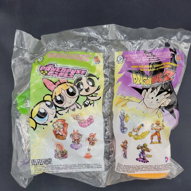BURGER KING BIG Kids Toy 2002 Powerpuff Girls/DragonBall Z Buttercup