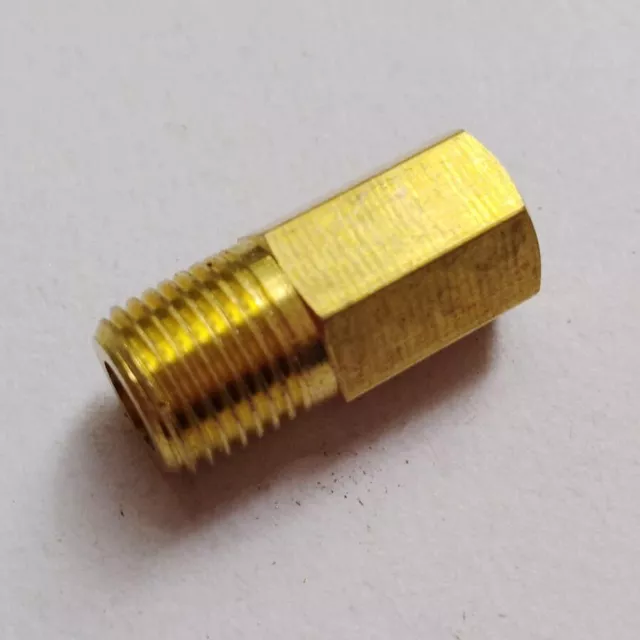 Reducer Pipe Adapter 3/8 Female to 1/4 Male Npt Brass Fitting Water Air Gas