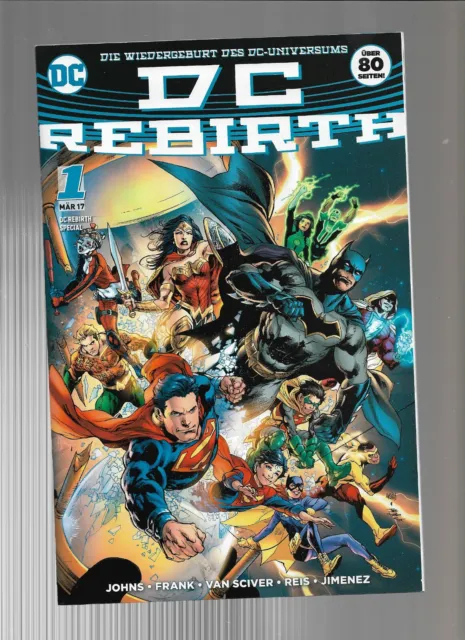 Comic - DC Rebirth Special Nr. 1 von 2017 - Panini Verlag deutsch