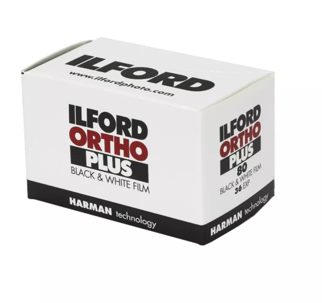 ILFORD ORTHO PLUS 135-36 / Pellicola negativo bianco e nero Scadenza 07/22