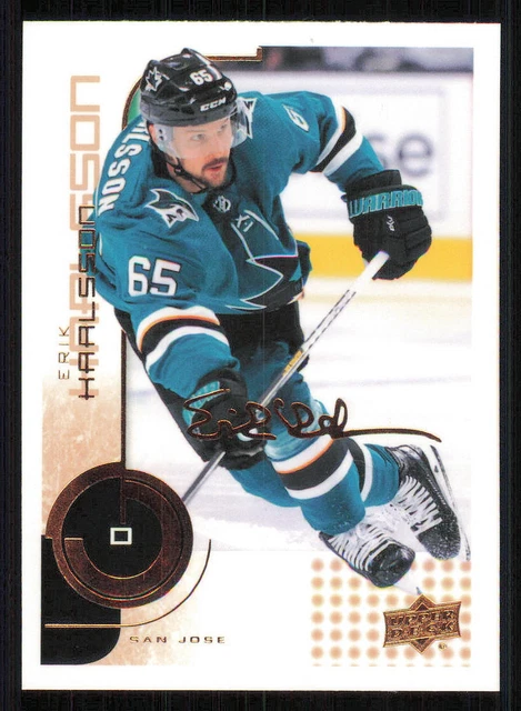 Carte Sportive Brent Burns - Upper Deck MVP 2022-23 - Édition Glace - Signée