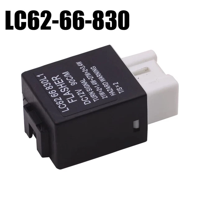 1 pz relè flash segnale di svolta auto LC62-66-830 per famiglia Mazda 323 1998-2004 anno di età