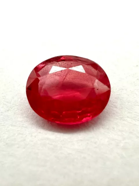 Pink Ruby Pierre Précieuse, Naturel Coupe Ovale Rubis Loose 0.25 CT 5x4mm