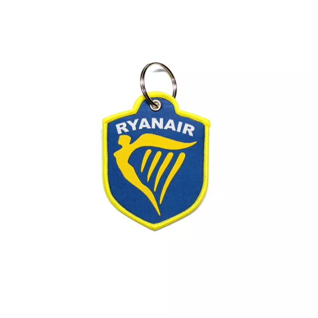 Ryanair Airlines Tag Keyring Keychain