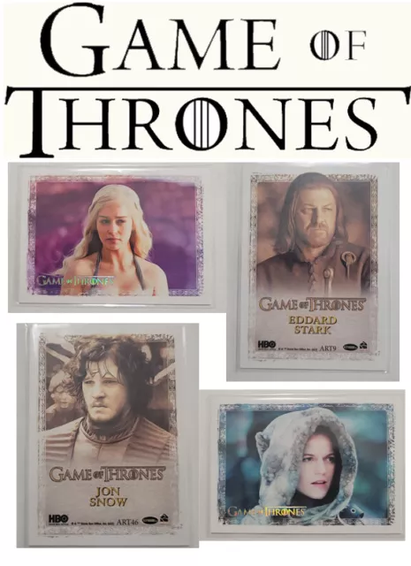 Rittenhouse, Game of Thrones base card set ART 01 to ART 99, You Pick!